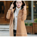 Koreanische Version Hooded Warm Ladies Cashmere Overcoats